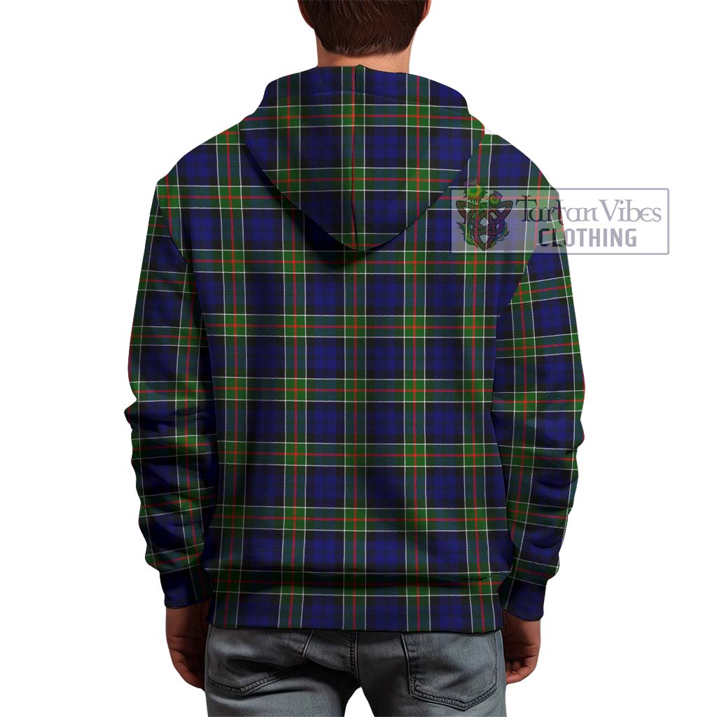 Tartan Vibes Clothing Colquhoun Modern Tartan Hoodie with Family Crest DNA In Me Style