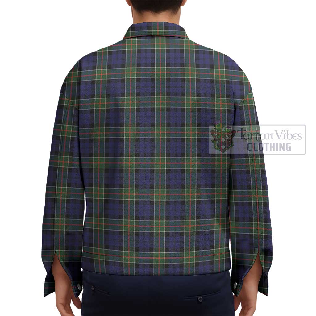 Tartan Vibes Clothing Colquhoun Modern Tartan Unisex Lapel Cotton Jacket