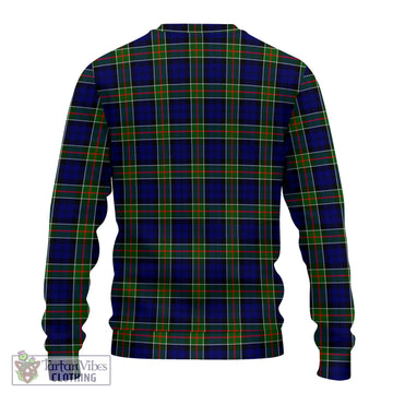 Colquhoun Tartan Knitted Sweater with Family Crest DNA In Me Style