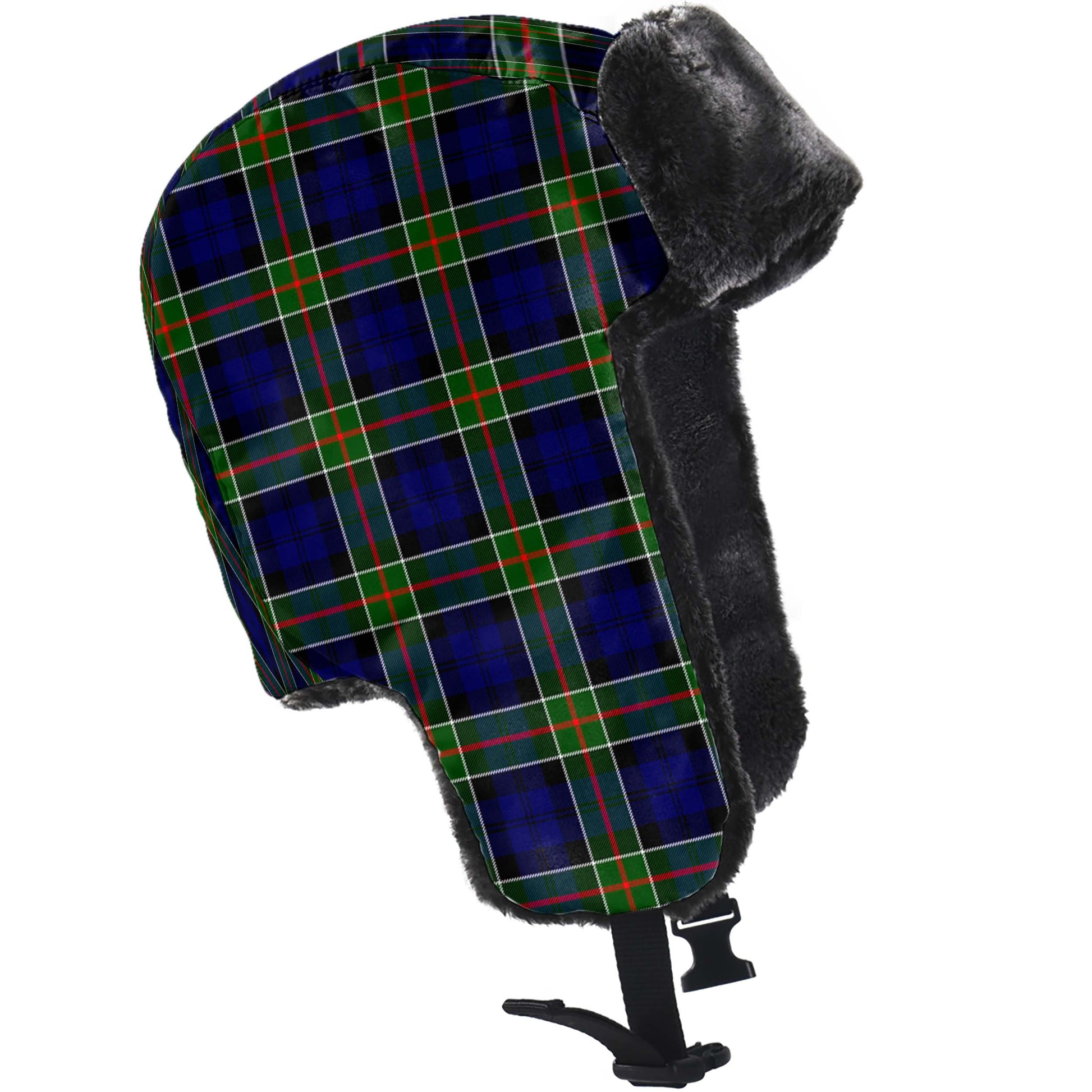 Colquhoun Modern Tartan Winter Trapper Hat - Tartanvibesclothing