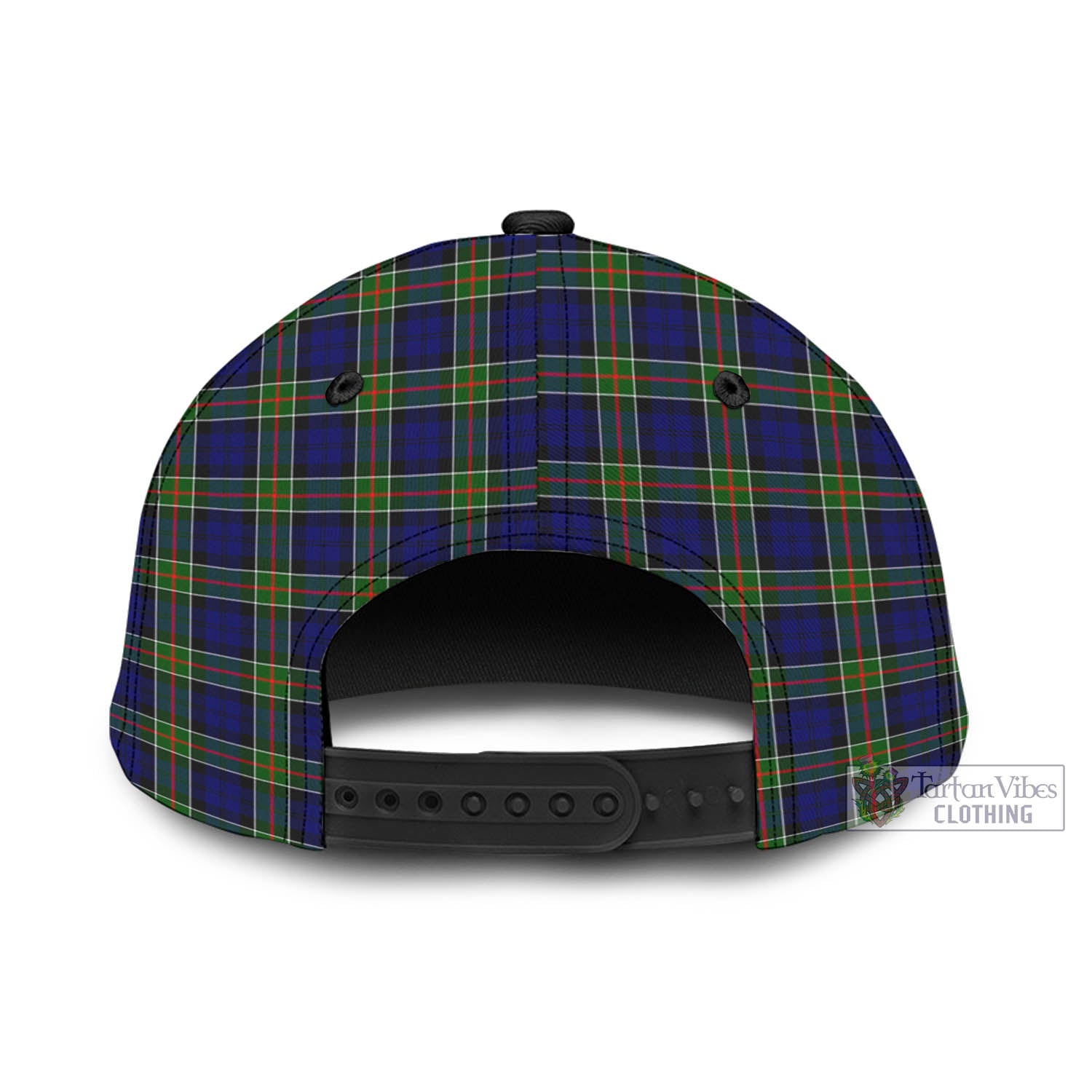 Tartan Vibes Clothing Colquhoun Modern Tartan Classic Cap with Family Crest In Me Style