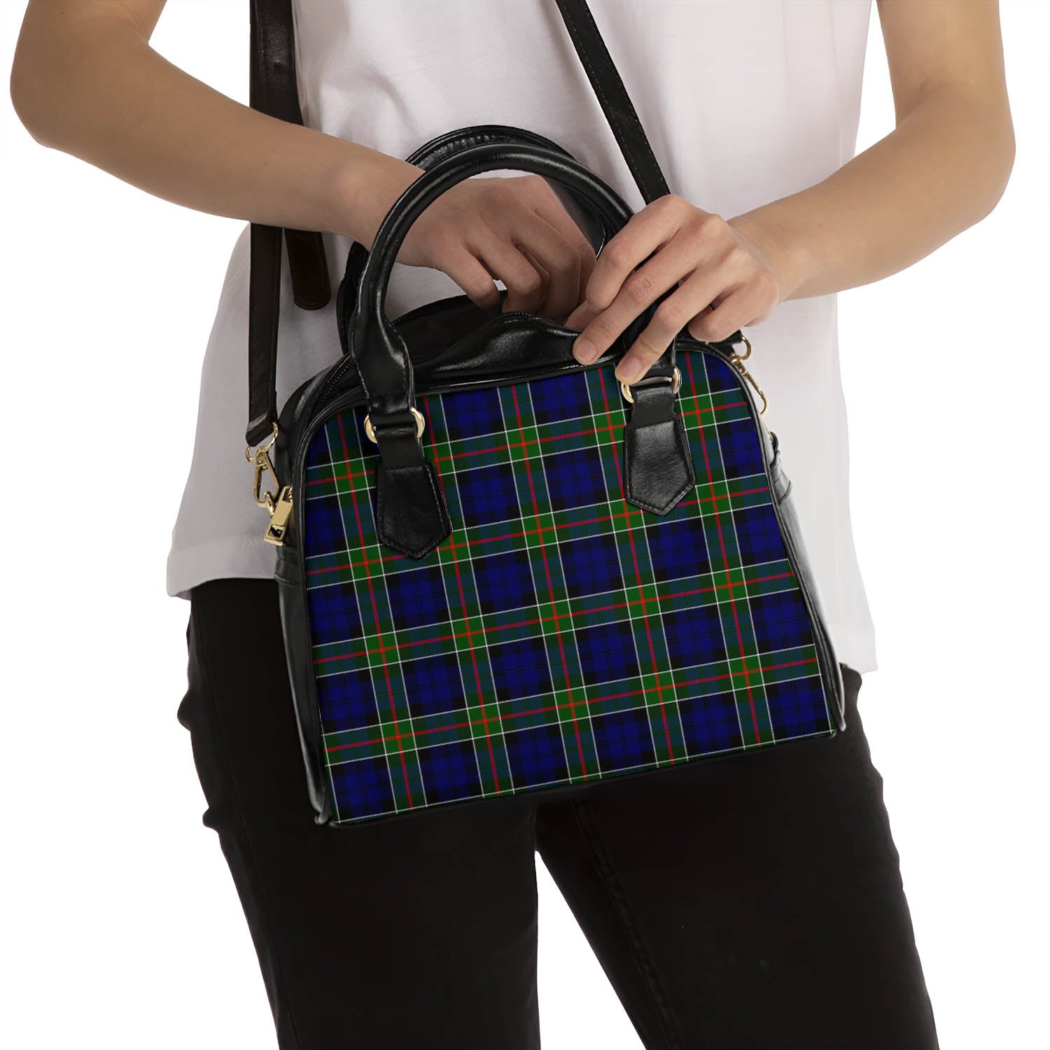 Colquhoun Modern Tartan Shoulder Handbags - Tartanvibesclothing