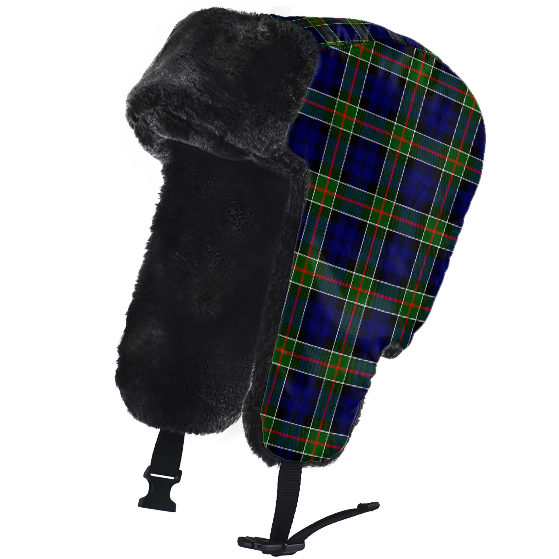 Colquhoun Modern Tartan Winter Trapper Hat - Tartanvibesclothing