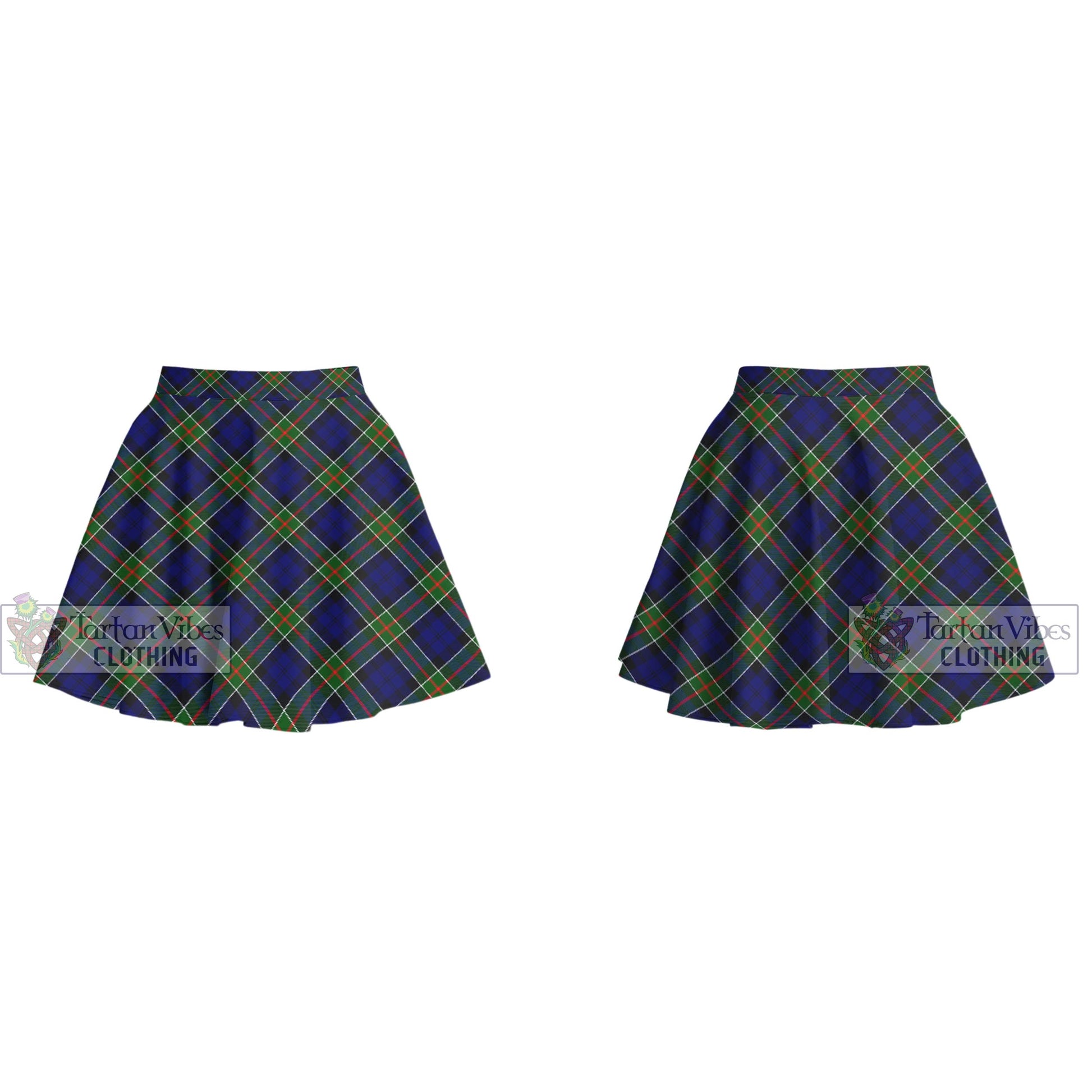 Tartan Vibes Clothing Colquhoun Modern Tartan Women's Plated Mini Skirt
