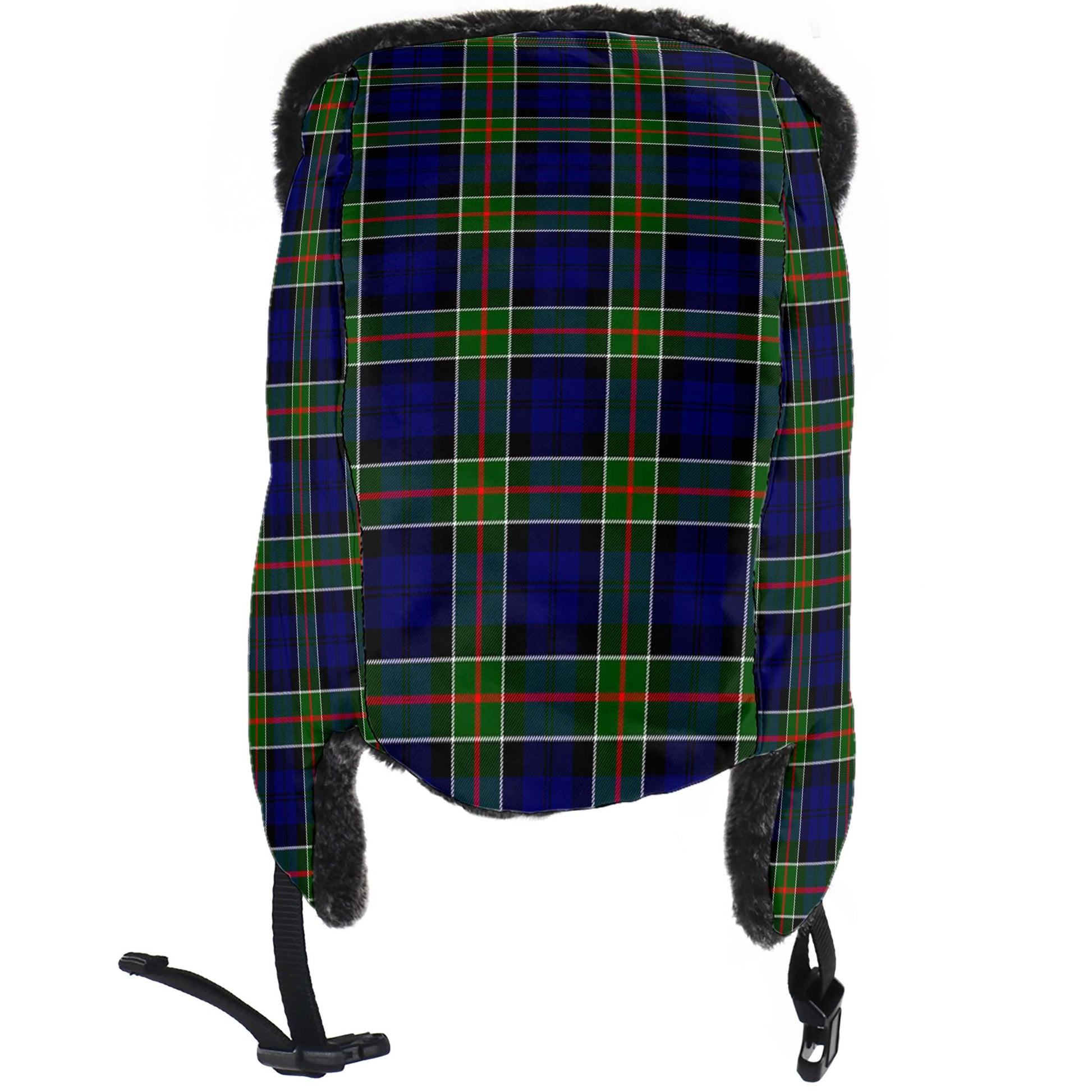 Colquhoun Modern Tartan Winter Trapper Hat - Tartanvibesclothing