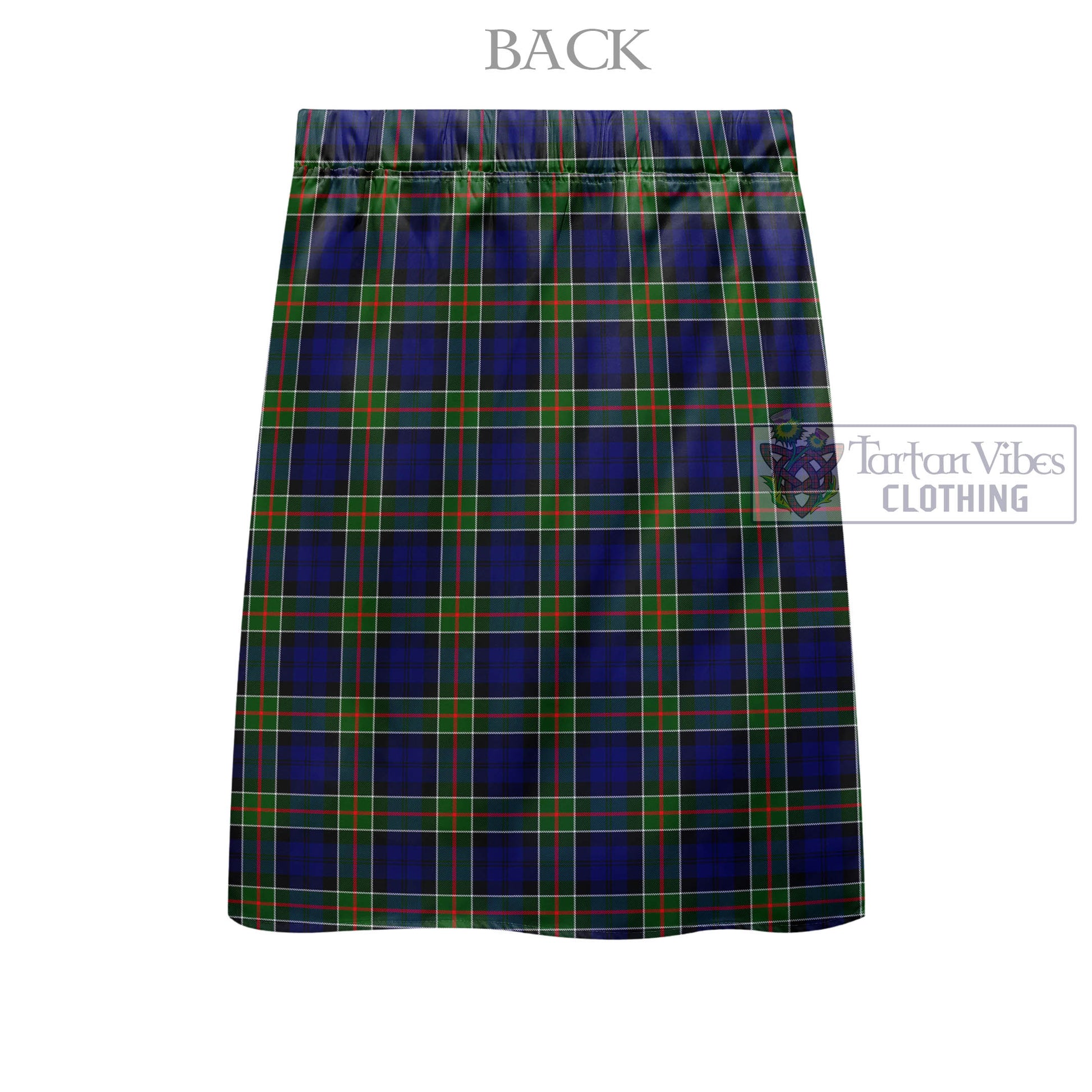 Tartan Vibes Clothing Colquhoun Modern Tartan Men's Pleated Skirt - Fashion Casual Retro Scottish Style