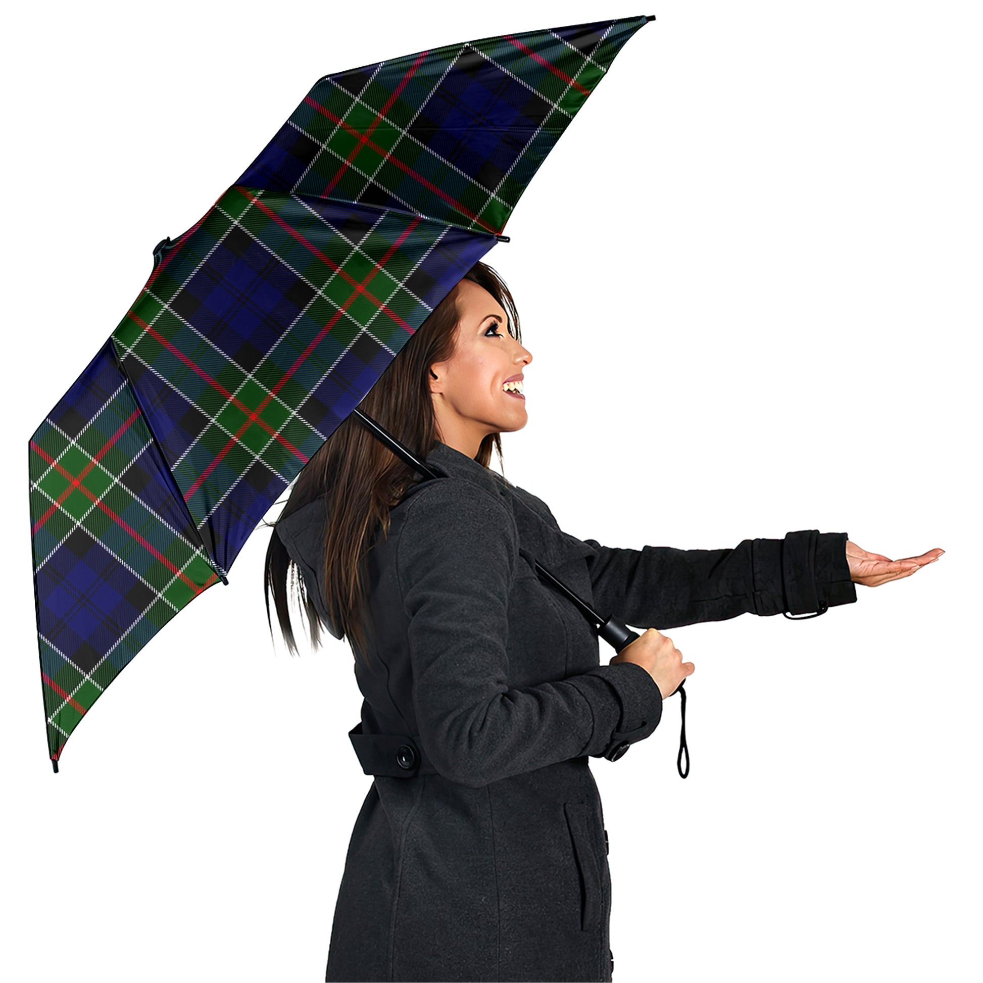 Colquhoun Modern Tartan Umbrella - Tartanvibesclothing