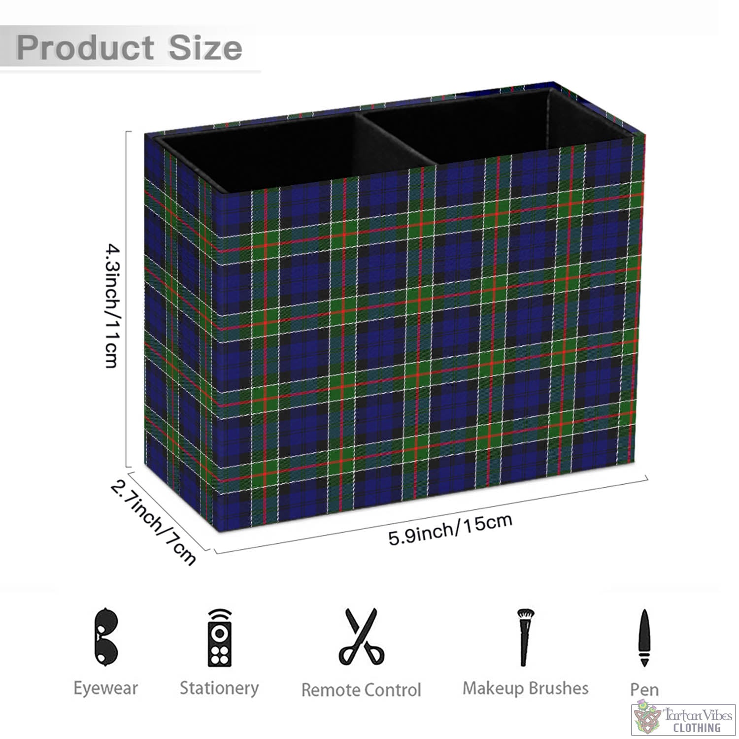 Tartan Vibes Clothing Colquhoun Modern Tartan Pen Holder