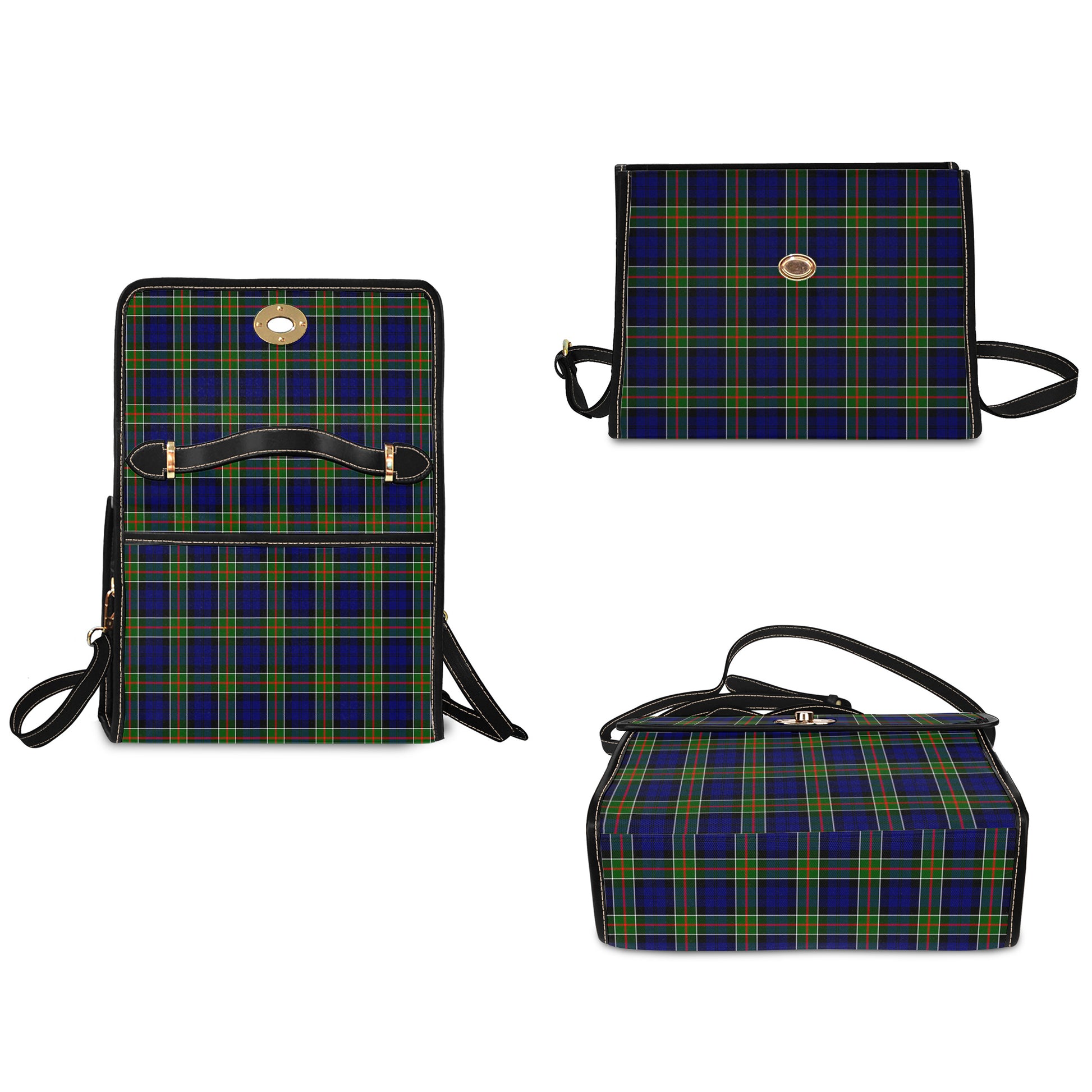 colquhoun-modern-tartan-leather-strap-waterproof-canvas-bag