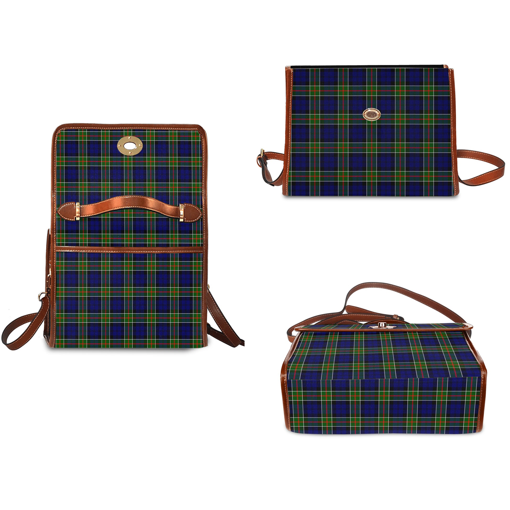 colquhoun-modern-tartan-leather-strap-waterproof-canvas-bag