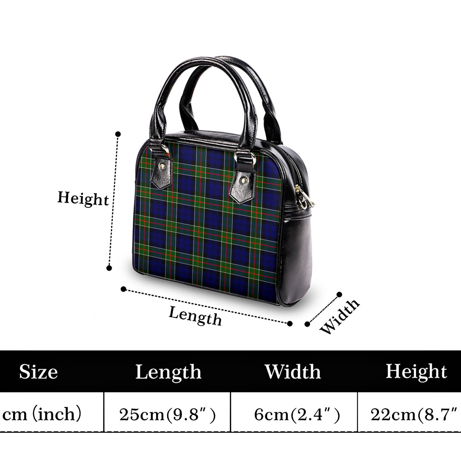 Colquhoun Modern Tartan Shoulder Handbags - Tartanvibesclothing