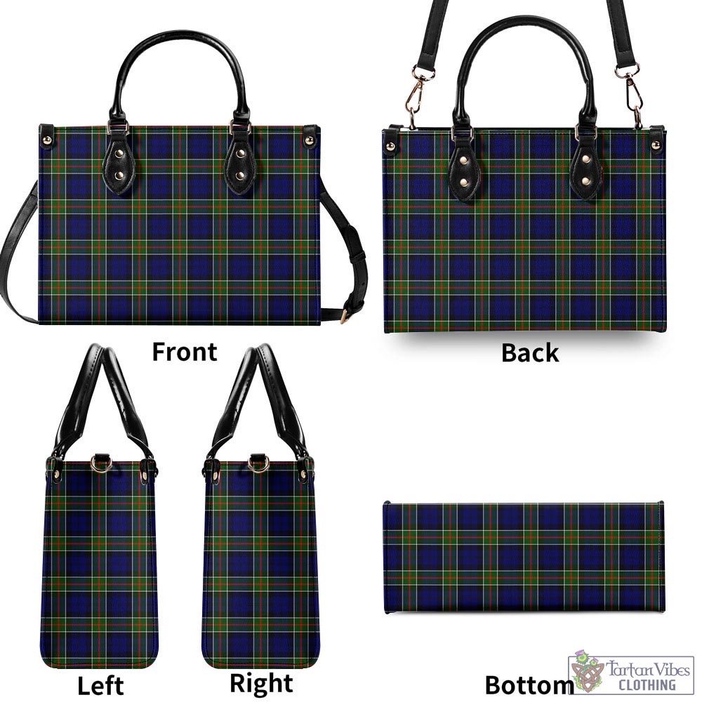 Tartan Vibes Clothing Colquhoun Modern Tartan Luxury Leather Handbags