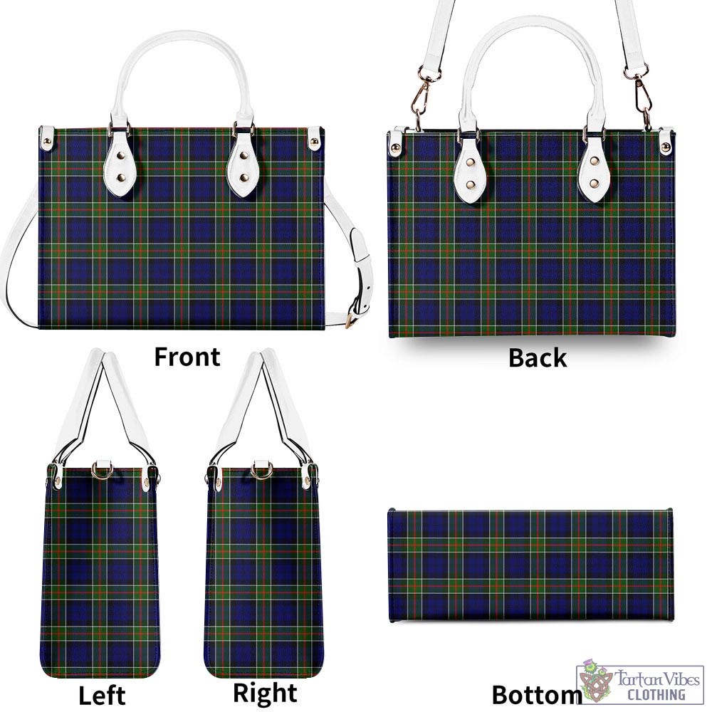 Tartan Vibes Clothing Colquhoun Modern Tartan Luxury Leather Handbags