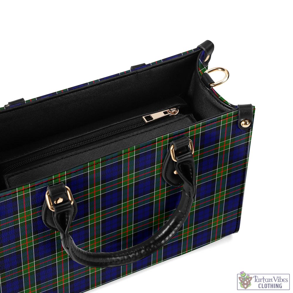 Tartan Vibes Clothing Colquhoun Modern Tartan Luxury Leather Handbags