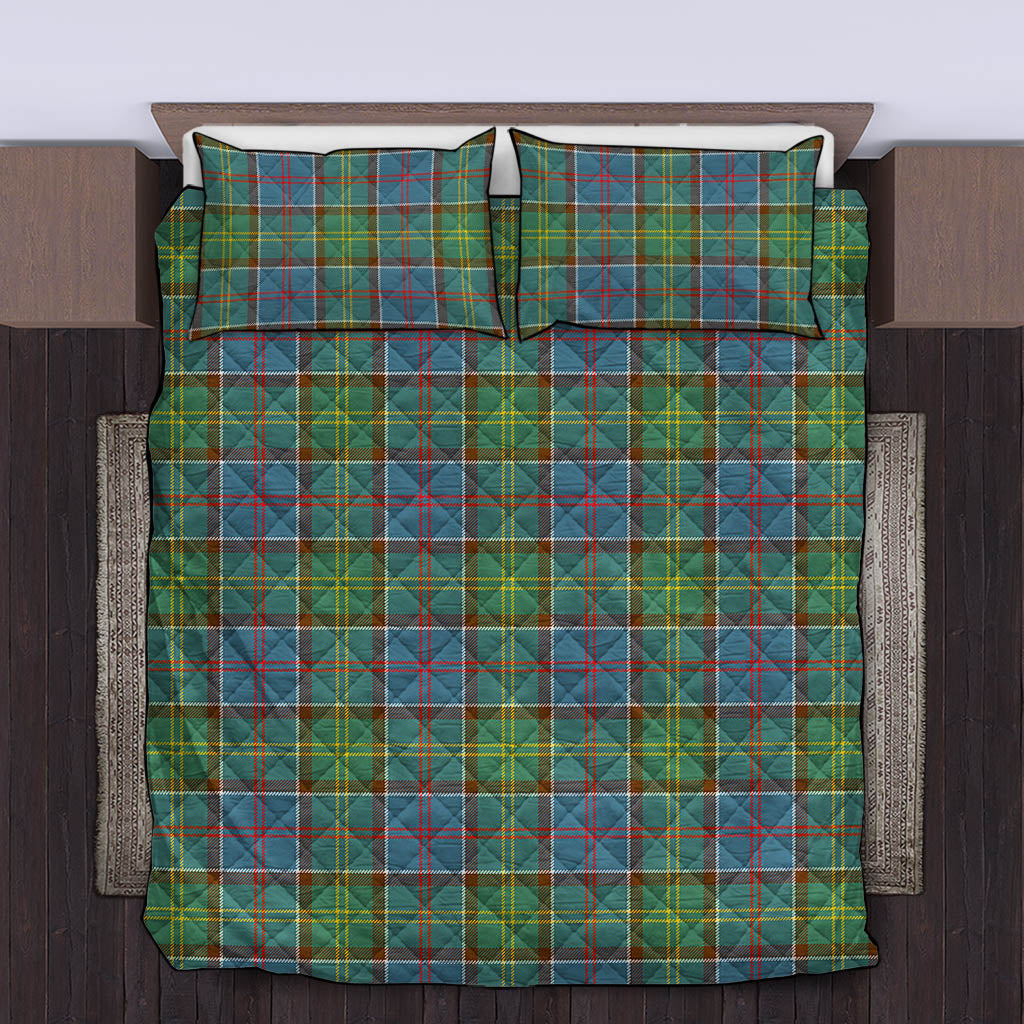 Colville Tartan Quilt Bed Set King - Tartan Vibes Clothing