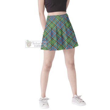 Colville Tartan Women's Plated Mini Skirt