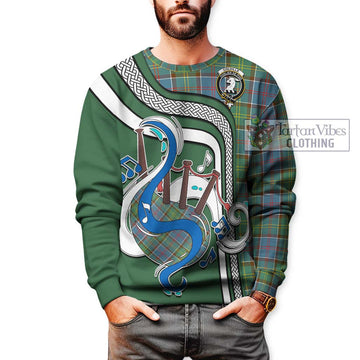 Colville Tartan Sweatshirt with Epic Bagpipe Style