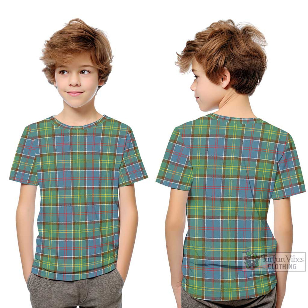 Colville Tartan Kid T-Shirt Youth XL Size14 - Tartanvibesclothing Shop