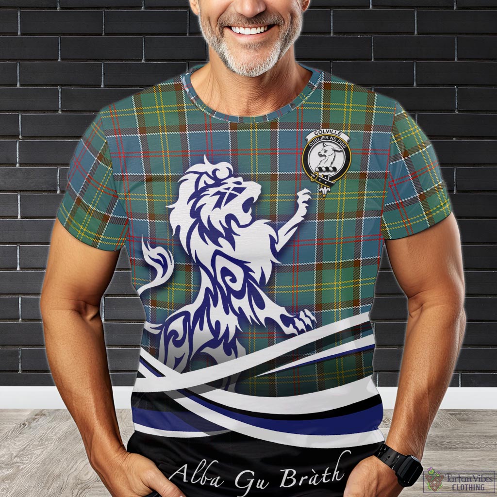 colville-tartan-t-shirt-with-alba-gu-brath-regal-lion-emblem