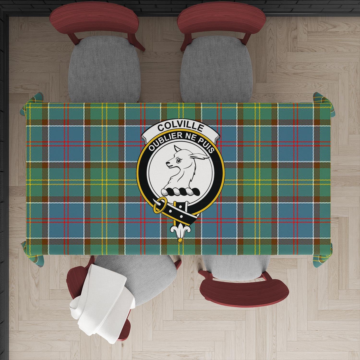 colville-tatan-tablecloth-with-family-crest