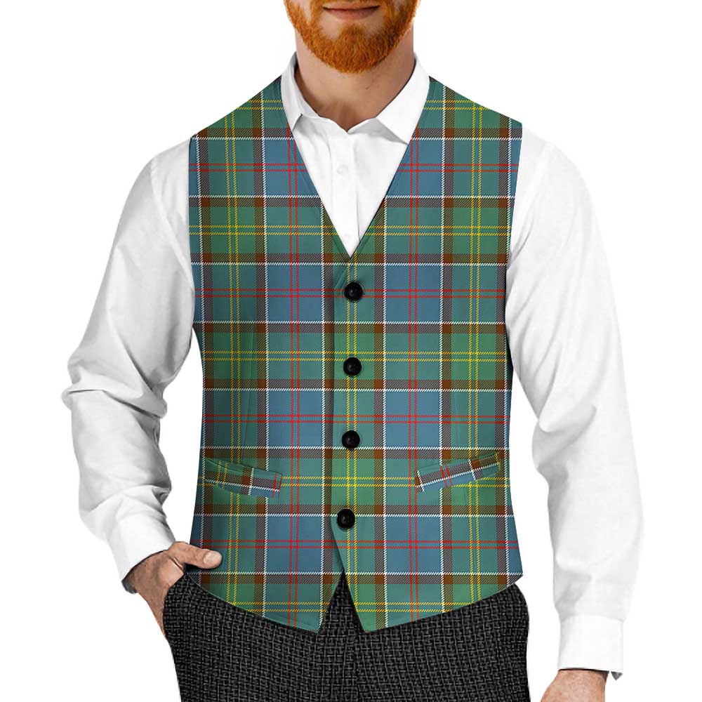 Tartan Vibes Clothing Colville Tartan Men's Sleeveless Suit Vest