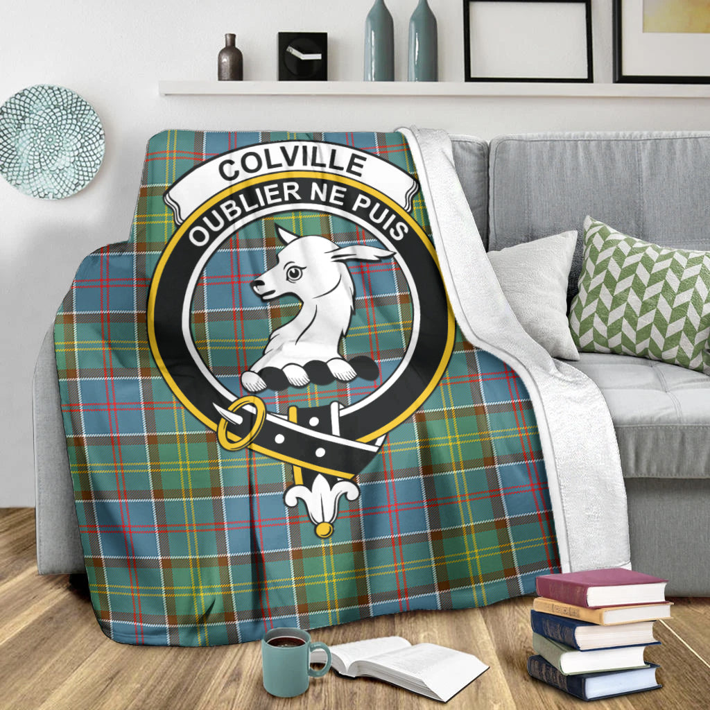 colville-tartab-blanket-with-family-crest