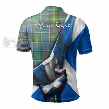 Colville Tartan Polo Shirt with Family Crest Scotland Patriotic Style