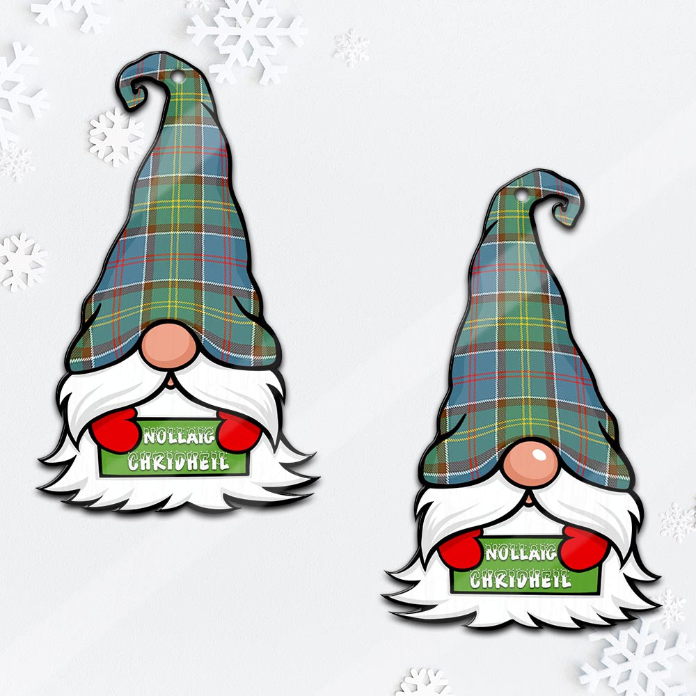 Colville Gnome Christmas Ornament with His Tartan Christmas Hat - Tartan Vibes Clothing