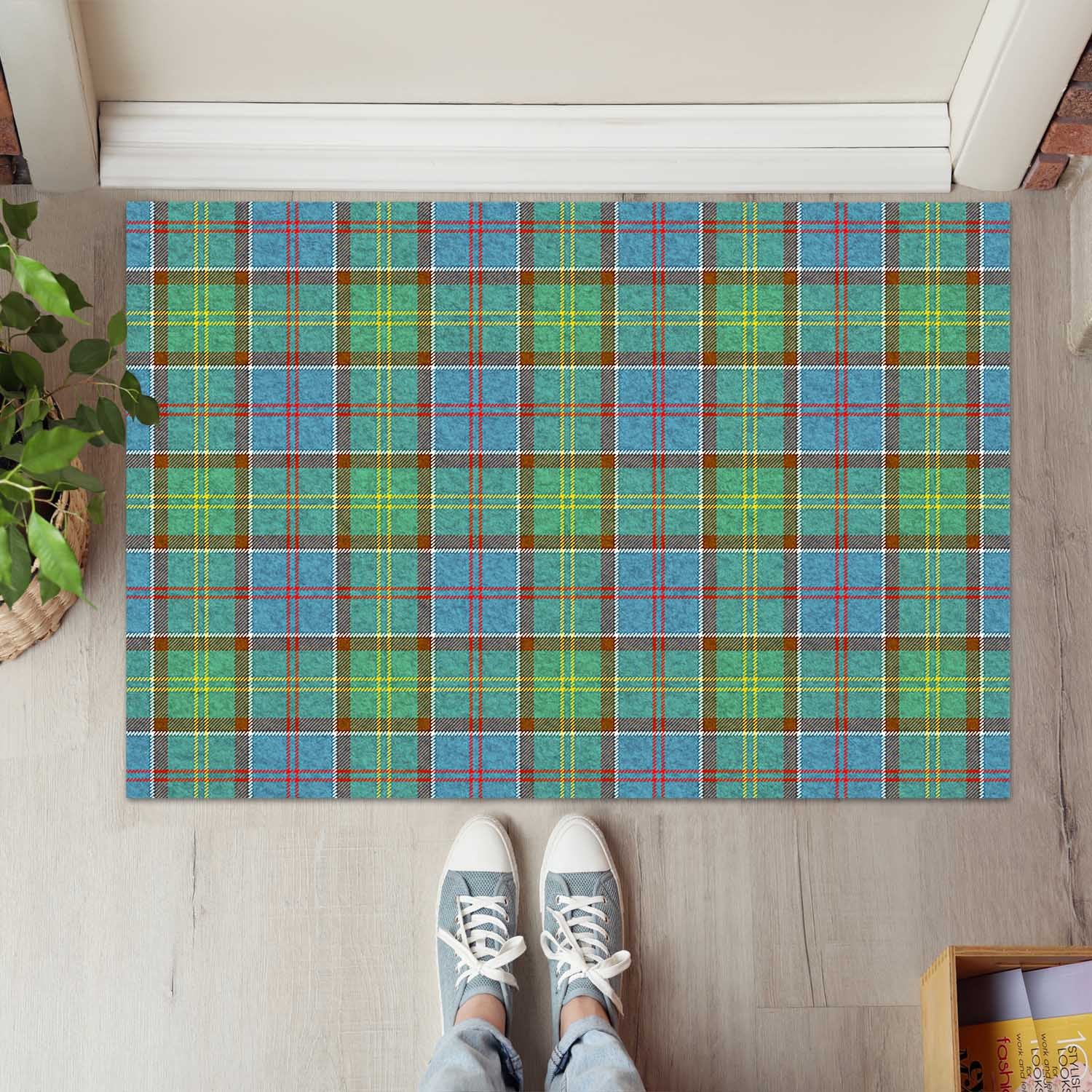 Colville Tartan Door Mat - Tartanvibesclothing