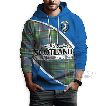 Colville Family Crest Tartan Hoodie Celebrate Saint Andrew's Day in Style