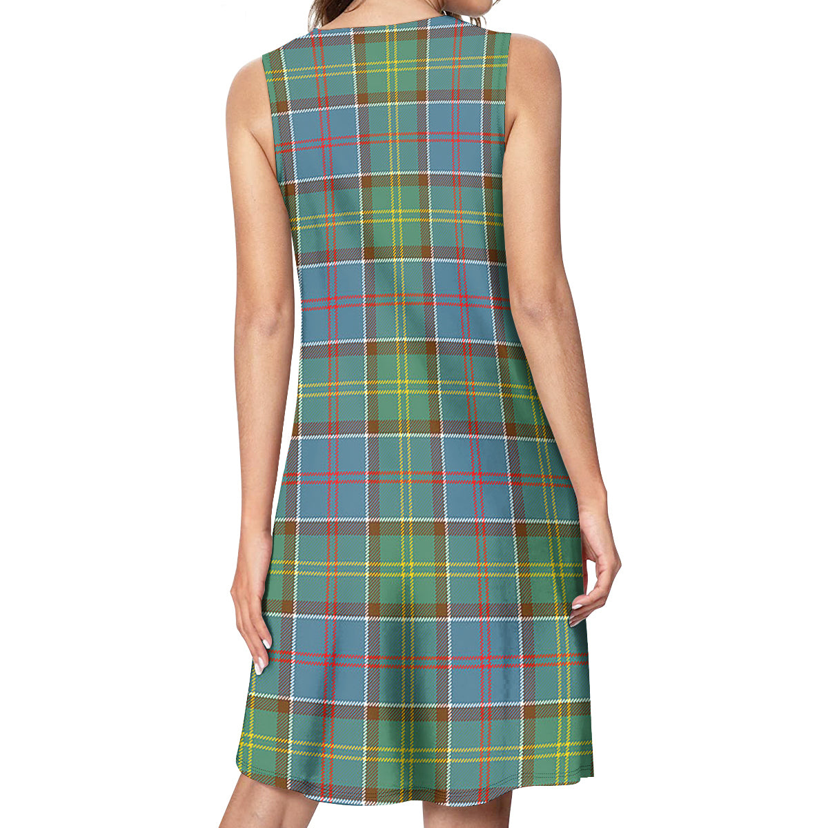 Colville Tartan Womens Casual Dresses - Tartanvibesclothing