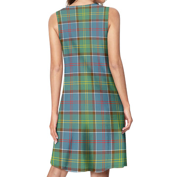 Colville Tartan Womens Casual Dresses