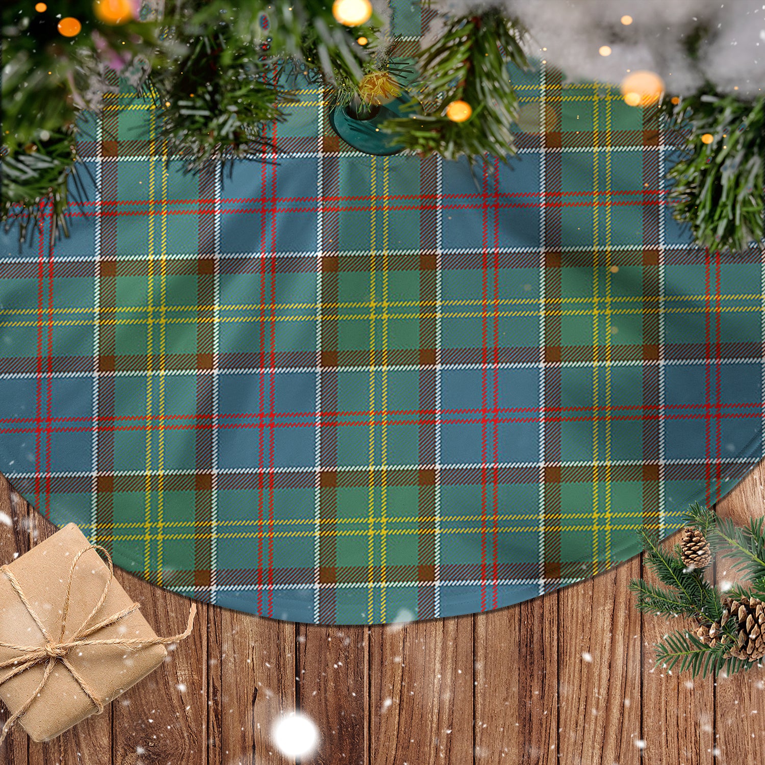 Colville Tartan Christmas Tree Skirt - Tartanvibesclothing