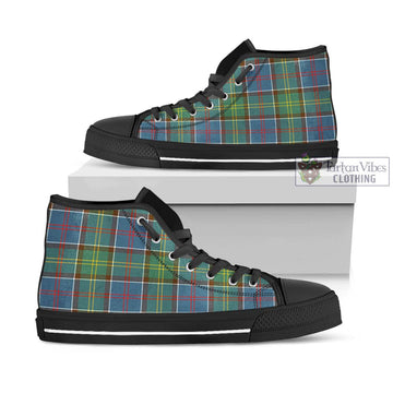 Colville Tartan High Top Shoes