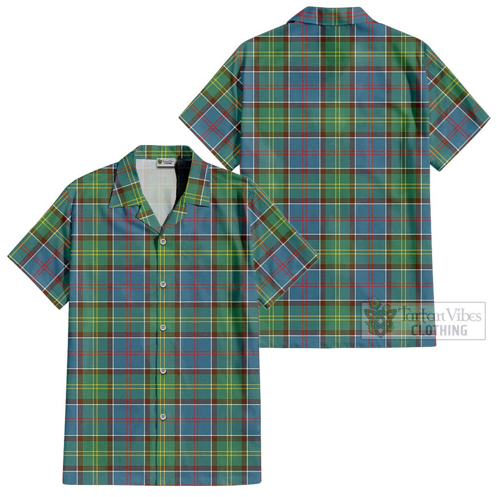 Colville Tartan Cotton Hawaiian Shirt Kid - Tartanvibesclothing Shop