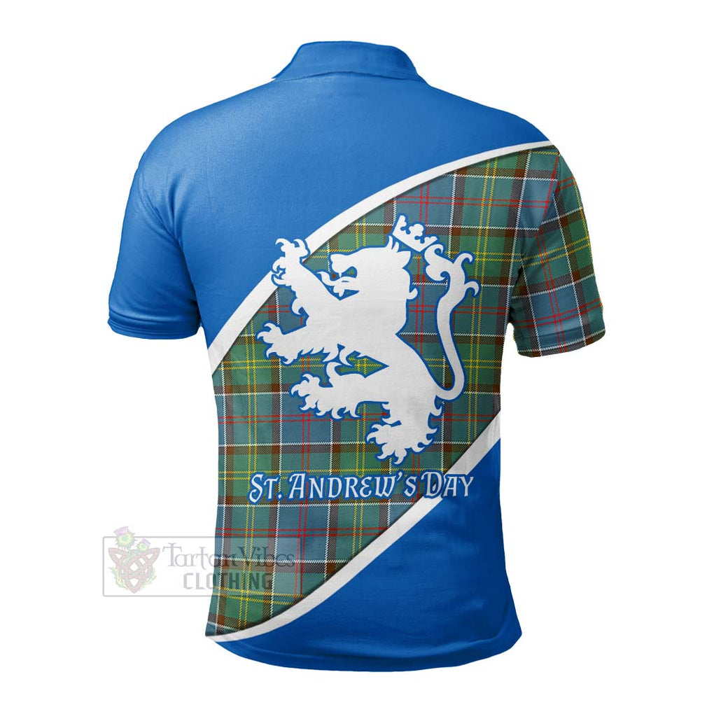 Tartan Vibes Clothing Colville Family Crest Tartan Polo Shirt Celebrate Saint Andrew's Day in Style