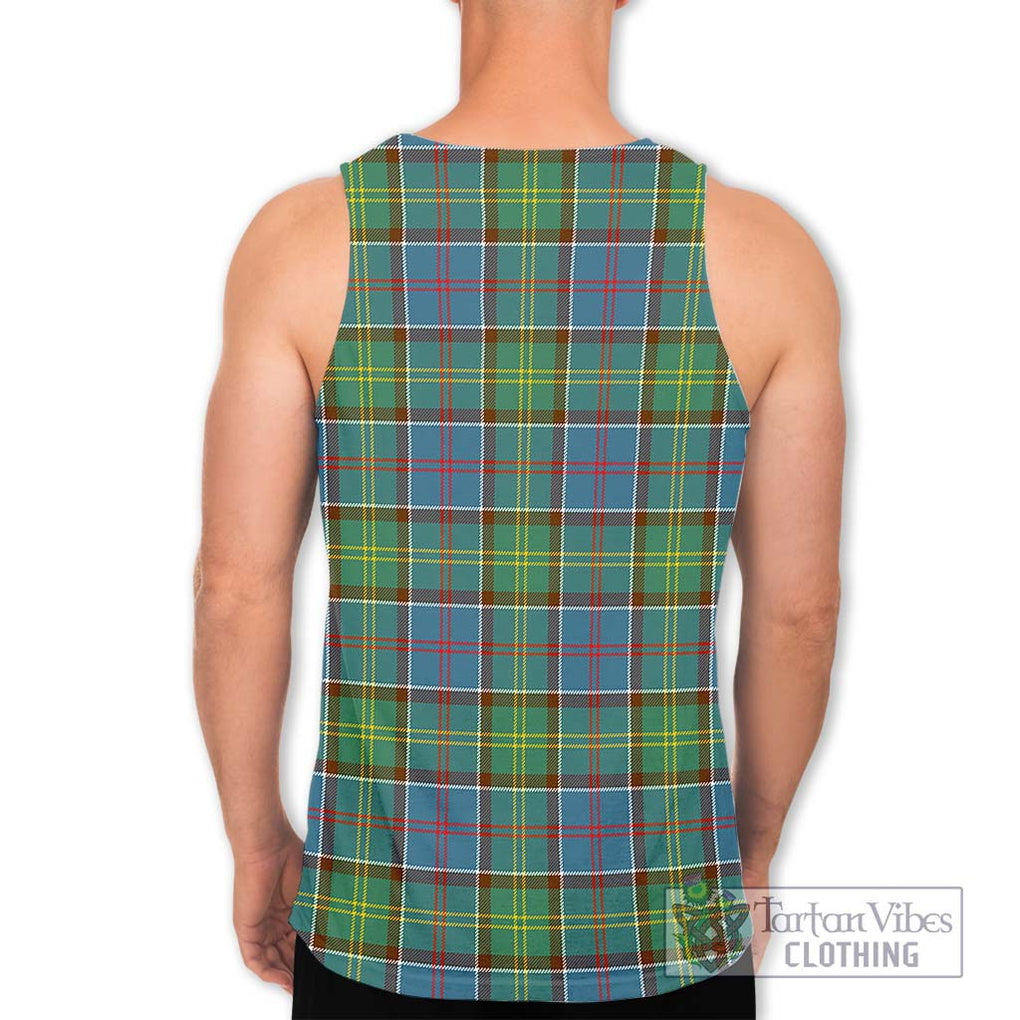 Colville Tartan Men's Tank Top with Family Crest DNA In Me Style - Tartanvibesclothing Shop