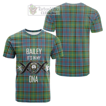 Colville Tartan Cotton T-shirt with Family Crest DNA In Me Style