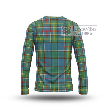 Colville Tartan Long Sleeve T-Shirt with Family Crest DNA In Me Style