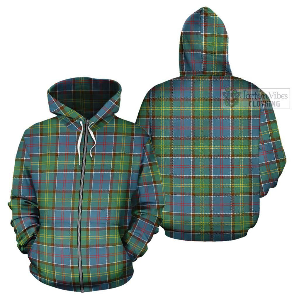 Colville Tartan Cotton Hoodie Zip Hoodie - Tartan Vibes Clothing