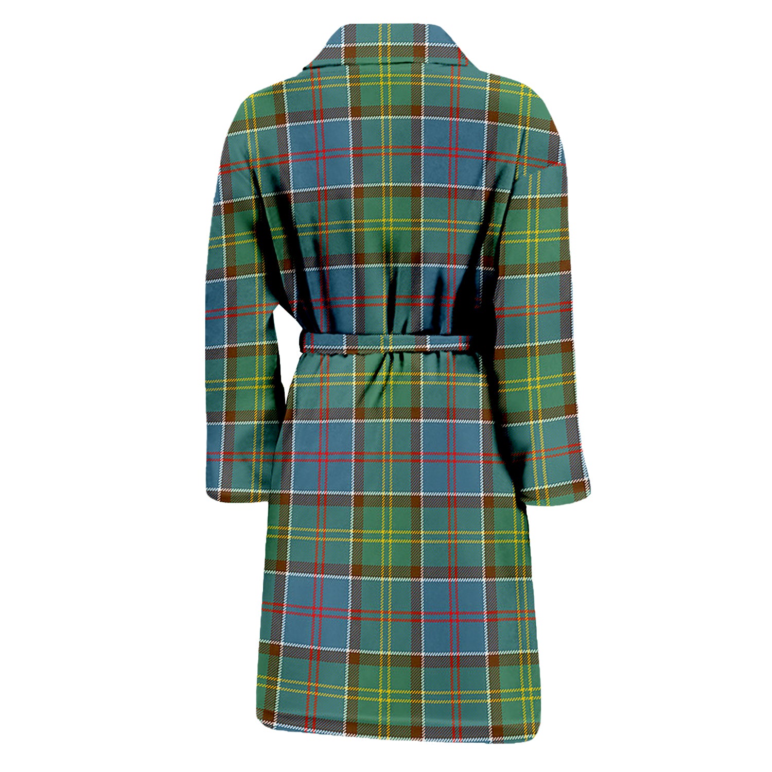 Colville Tartan Bathrobe with Family Crest - Tartan Vibes Clothing