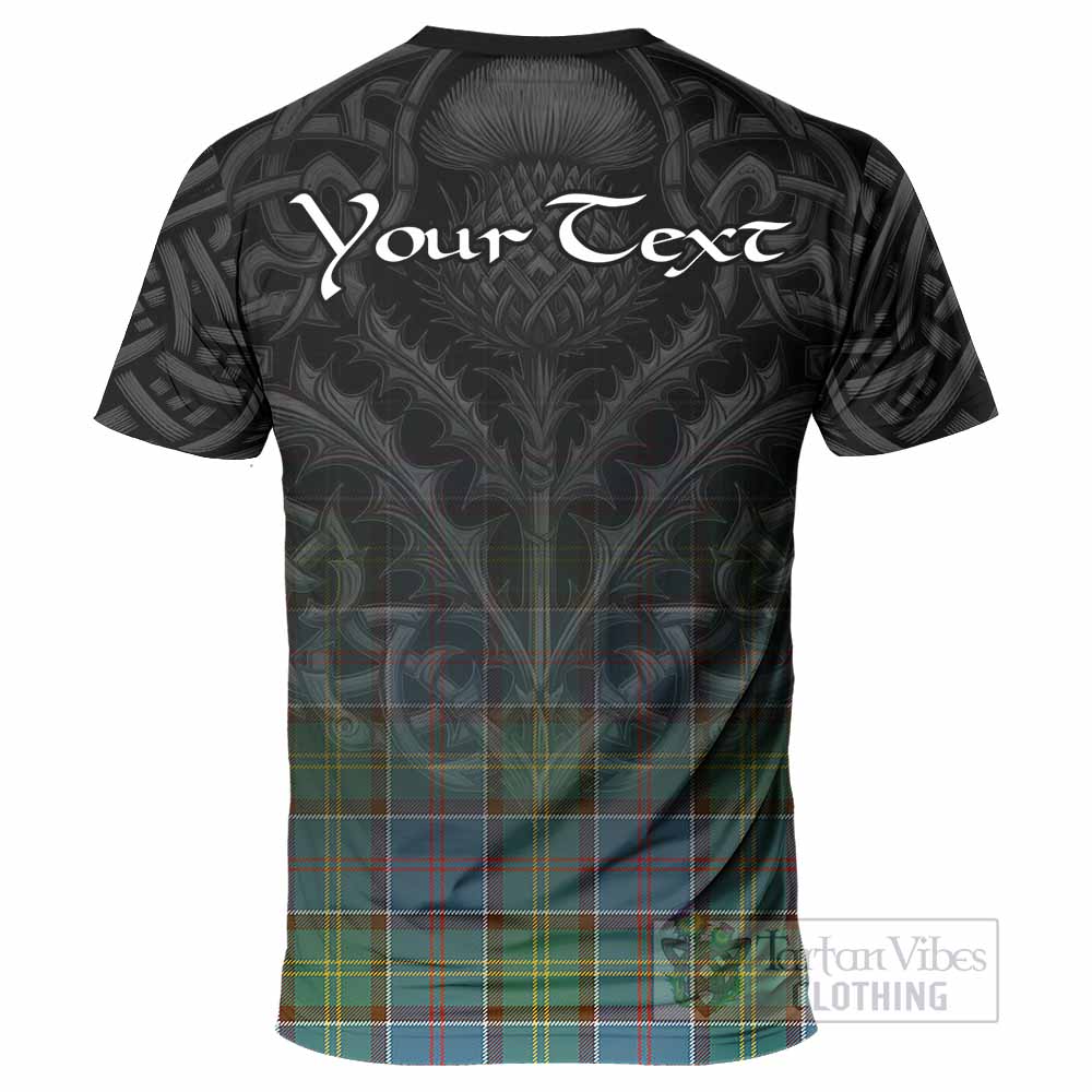 Tartan Vibes Clothing Colville Tartan T-Shirt with Family Crest Celtic Thistle Vibes