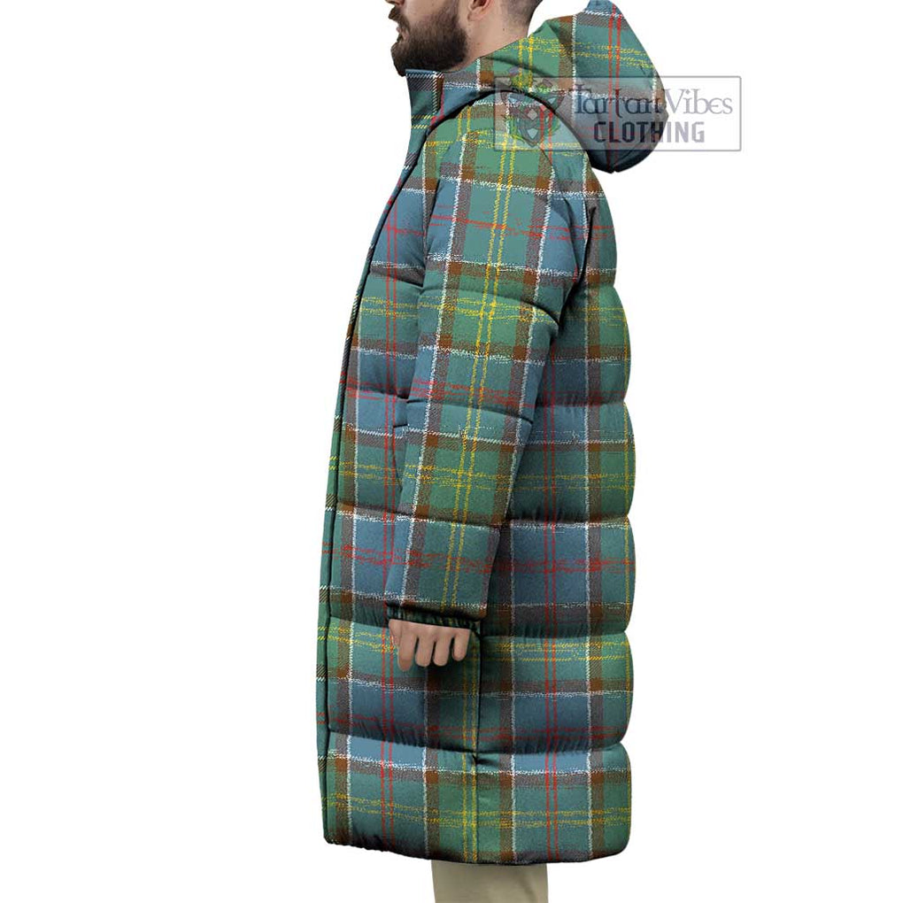 Tartan Vibes Clothing Colville Tartan Long Down Jacket