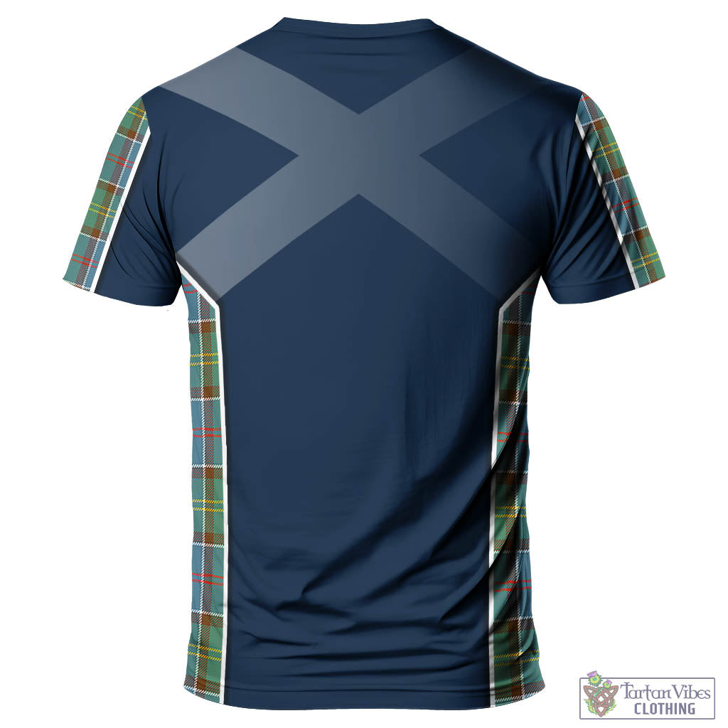 Tartan Vibes Clothing Colville Tartan T-Shirt with Family Crest and Lion Rampant Vibes Sport Style