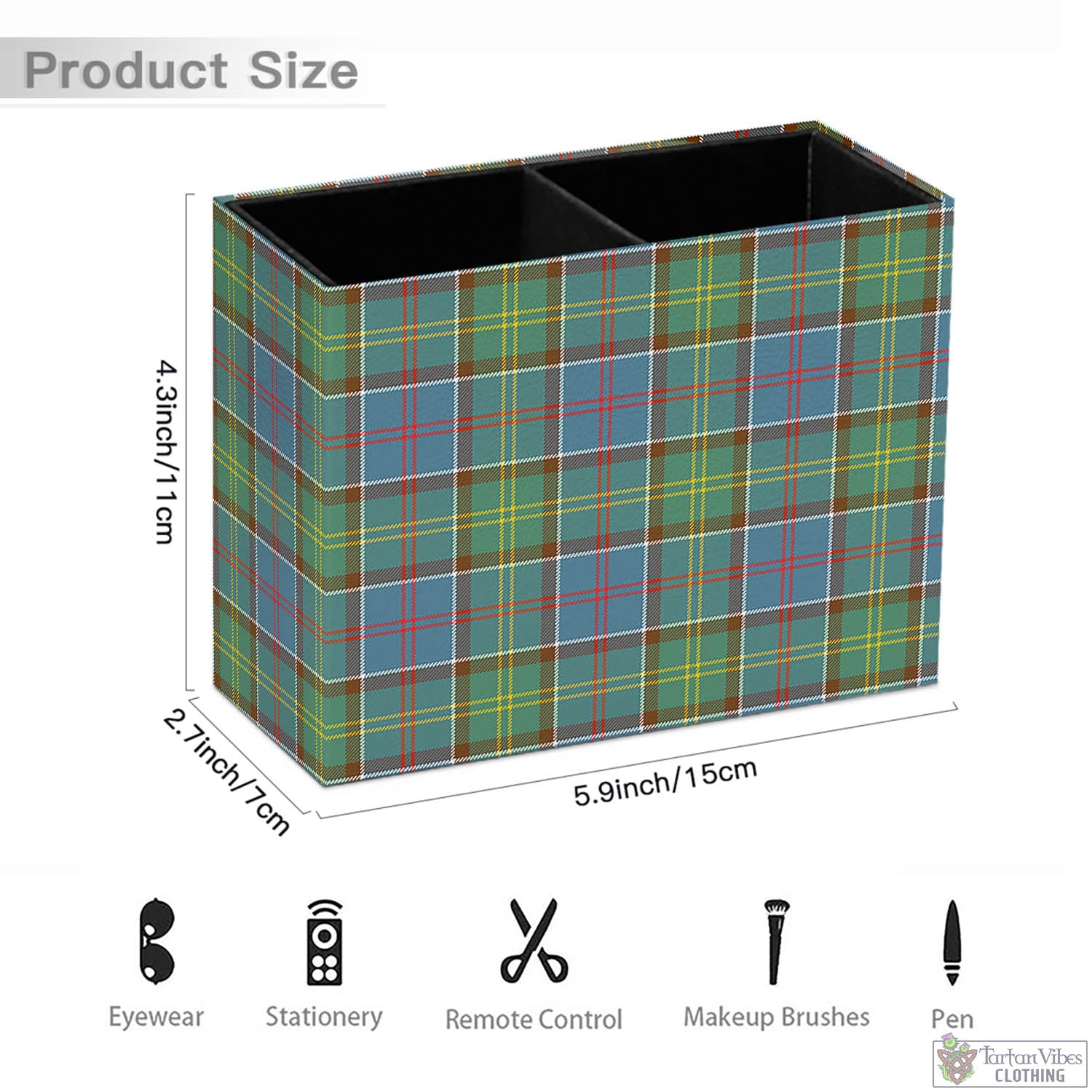 Tartan Vibes Clothing Colville Tartan Pen Holder