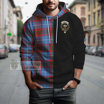 Congilton Tartan Hoodie with Family Crest and Half Of Me Style