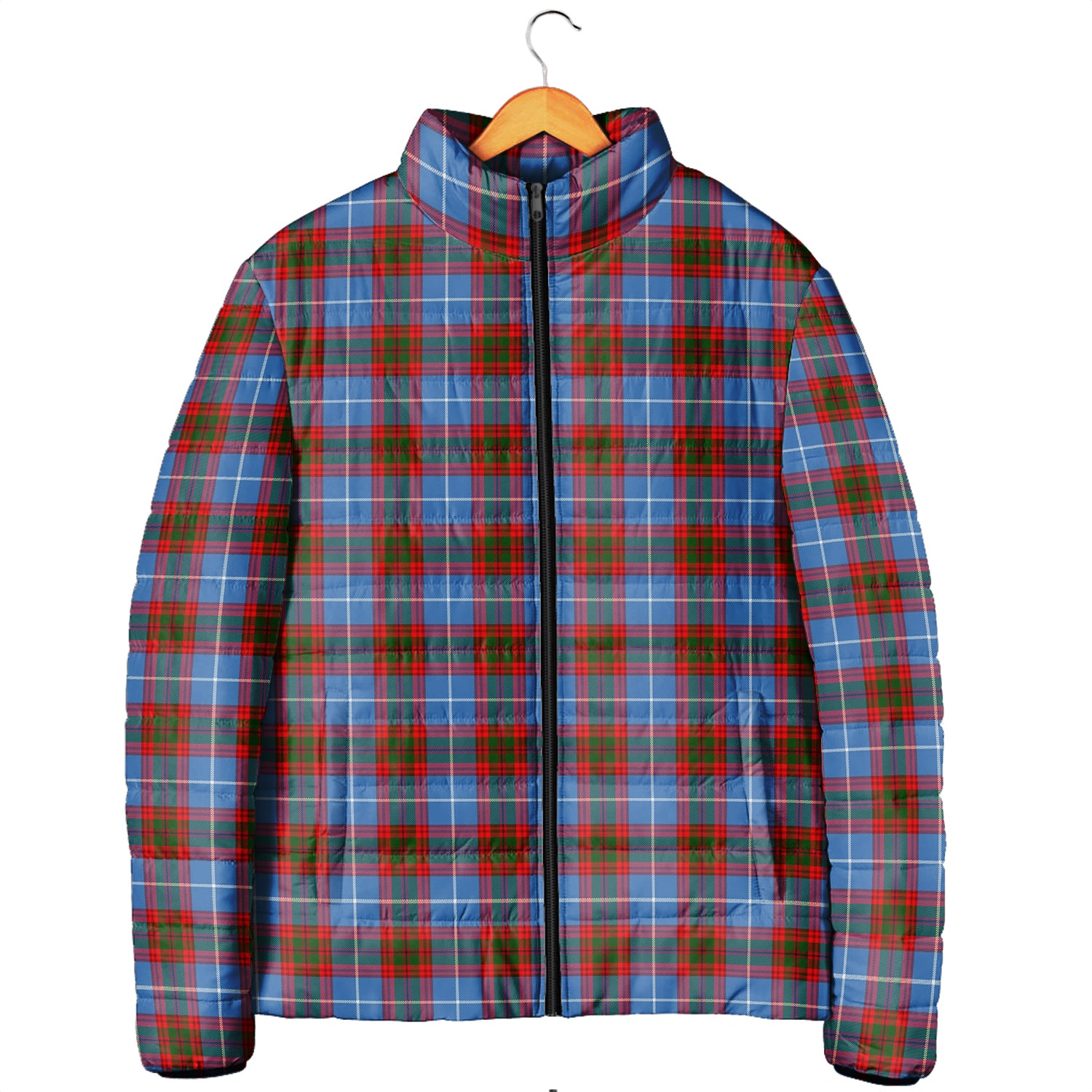 Congilton Tartan Padded Jacket Men's Padded Jacket - Tartan Vibes Clothing