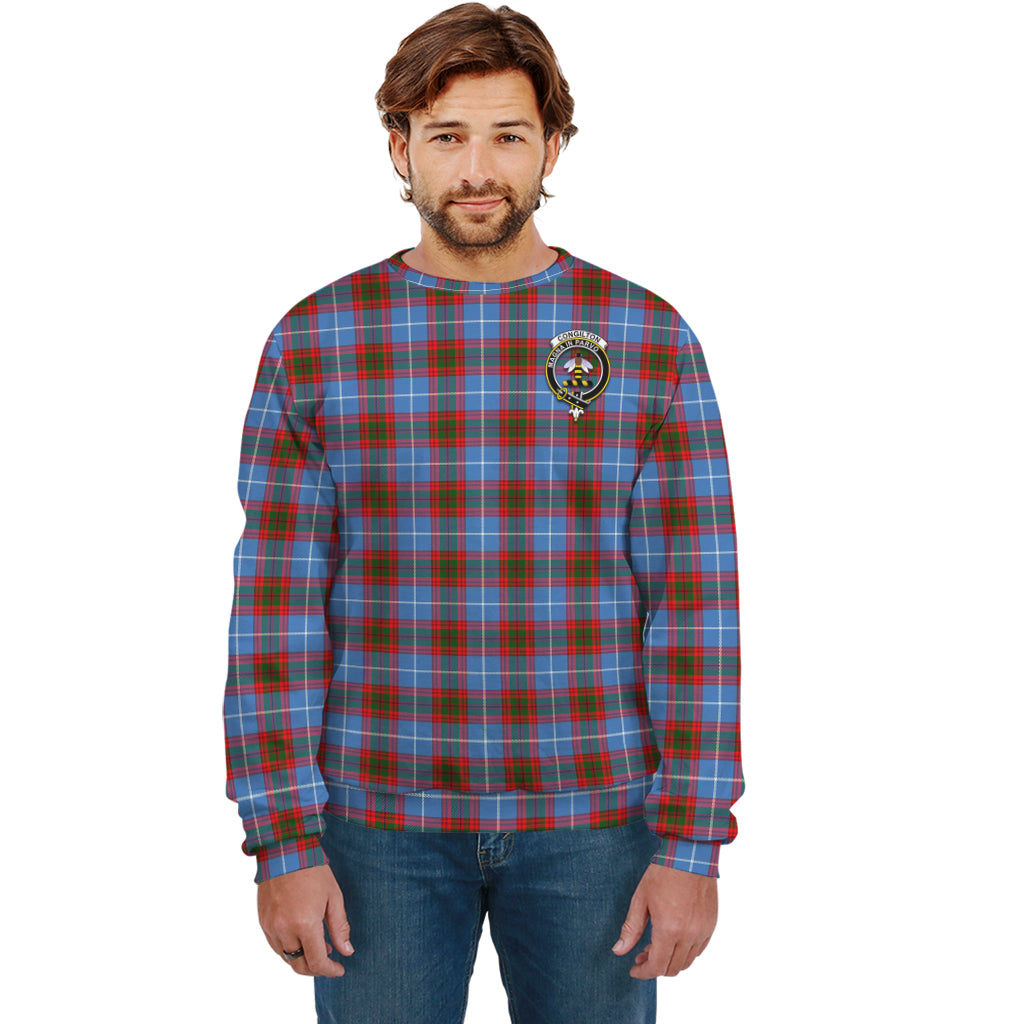 Congilton Tartan Sweatshirt with Family Crest Unisex - Tartan Vibes Clothing