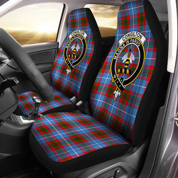 Congilton Tartan Car Seat Cover with Family Crest