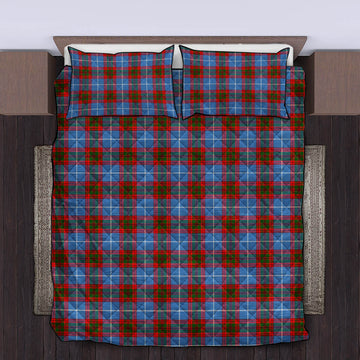 Congilton Tartan Quilt Bed Set King - Tartan Vibes Clothing